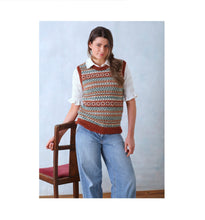 Load image into Gallery viewer, King Cole Double Knitting Pattern Ladies Cardigan &amp; Tank Top 6341
