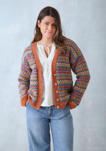 King Cole Ladies Knitting Pattern Aran Cardigan & Tank Top 6344