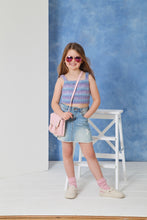 Load image into Gallery viewer, King Cole Girls Double Knitting Pattern Cardigan &amp; Strappy Top Easy Knit 6348