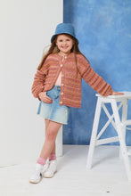 Load image into Gallery viewer, King Cole Girls Double Knitting Pattern Cardigan &amp; Sweater Easy Knit 6349