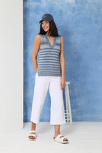 Load image into Gallery viewer, King Cole Ladies Knitting Pattern Double Knit V-Neck &amp; Round Neck Tops 6350