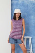 Load image into Gallery viewer, King Cole Ladies Knitting Pattern Double Knit V-Neck &amp; Round Neck Tops 6350