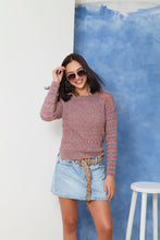 Load image into Gallery viewer, King Cole Ladies Knitting Pattern Double Knit DK Sweater &amp; Top 6351