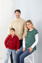 Load image into Gallery viewer, King Cole Knitting Pattern Super Chunky Kids &amp; Adults Sweater, Cardigan &amp; Top (6357)