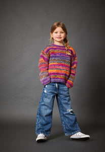 King Cole Chunky Knitting Pattern Girl’s Sweater, Cardigan & Tank Top 6380