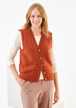 Load image into Gallery viewer, King Cole Double Knitting Pattern Ladies Slipover &amp; Waistcoat 6428