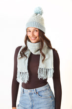 Load image into Gallery viewer, King Cole Crochet Pattern DK Ladies Hat, Scarf, Cowl &amp; Gloves 6439