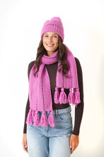 Load image into Gallery viewer, King Cole Crochet Pattern Ladies Aran Hat, Scarf, Shawl &amp; Gloves 6441