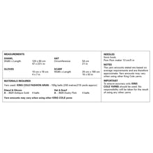 Load image into Gallery viewer, King Cole Crochet Pattern Ladies Aran Hat, Scarf, Shawl &amp; Gloves 6441