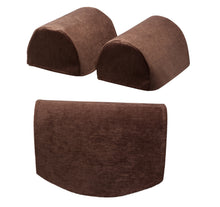 Load image into Gallery viewer, Plain Chenille Arm Caps &amp; Chair Back Set (7 Colours)