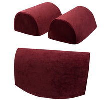 Load image into Gallery viewer, Plain Chenille Arm Caps &amp; Chair Back Set (7 Colours)