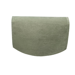 Plain Soft Touch Chenille Round Arm Caps or Chair Backs (Various Colours)