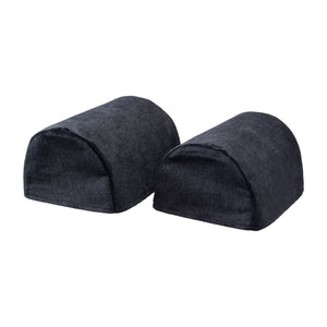 Plain Soft Touch Chenille Round Arm Caps or Chair Backs (Various Colours)