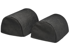 Plain Soft Touch Chenille Round Arm Caps or Chair Backs (Various Colours)