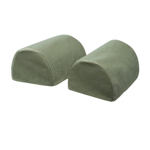 Plain Soft Touch Chenille Round Arm Caps or Chair Backs (Various Colours)