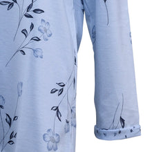 Load image into Gallery viewer, Ladies Jersey Cotton Floral Pyjamas Set S - XL (Blue or Pink)