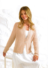 Load image into Gallery viewer, Wendy Women’s Double Knitting Pattern - Button Cardigan (7020)
