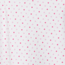 Load image into Gallery viewer, Ladies Short Sleeved Polka Dot Nightie with Striped Trim (Blue or Pink)