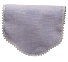 Load image into Gallery viewer, Cotton Mix Round Arm Caps or Chair Backs (Blue Gold)