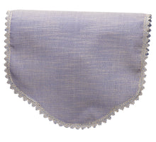 Load image into Gallery viewer, Cotton Mix Round Arm Caps or Chair Backs (Blue Gold)