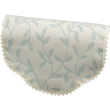 Load image into Gallery viewer, Floral Leaf Round Arm Caps or Chair Back (Blue, Grey or Natural)