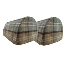 Load image into Gallery viewer, Balmoral Check Chenille Round Arm Caps or Chair Backs (Various Colours)