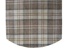 Load image into Gallery viewer, Balmoral Check Chenille Round Arm Caps or Chair Backs (Various Colours)