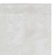 Load image into Gallery viewer, Jacquard Damask Round Arm Caps &amp; Chair Back Set (Cream)