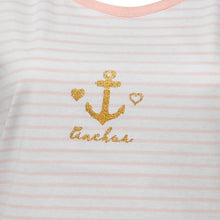 Load image into Gallery viewer, Ladies Jersey Cotton Pyjamas - Anchor Tank Top &amp; Plain Shorts (Navy or Pink)