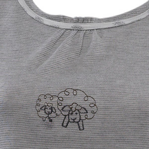 Ladies 100% Jersey Cotton Sheep Pyjamas Set (Blue or Grey)