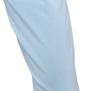 Ladies Jersey Cotton Polka Dot Pyjamas with Frilled Sleeves (Blue or Pink)
