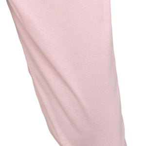 Ladies Jersey Cotton Polka Dot Pyjamas with Frilled Sleeves (Blue or Pink)