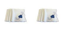 Load image into Gallery viewer, Embroidered Leaf Design Table Napkins 18&quot; x 18&quot; (3 Colours)