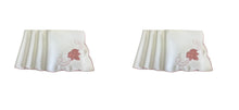 Load image into Gallery viewer, Embroidered Leaf Design Table Napkins 18&quot; x 18&quot; (3 Colours)