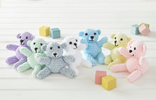 Load image into Gallery viewer, King Cole Crochet Pattern for Teddy Bear Draught Excluder 9098