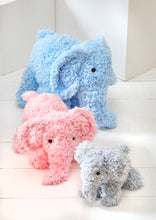 Load image into Gallery viewer, King Cole Super Chunky Knitting Pattern - Elephant Toys 9186