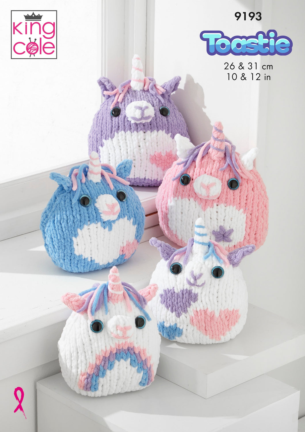 King Cole Knitting Pattern – Soft Unicorn Toys 9193