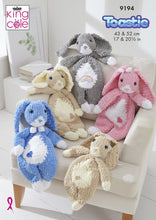 Load image into Gallery viewer, King Cole Knitting Pattern – Soft Bunny Toys 9194