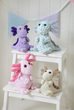 Load image into Gallery viewer, King Cole Crochet Pattern for Axolotls Stuffed Toys 9197