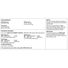 Load image into Gallery viewer, King Cole Crochet Pattern for Dinosaur Stuffed Toys (9198)