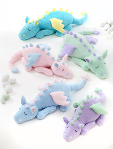 King Cole Knitting Pattern Sleeping Dragon Toys 9203
