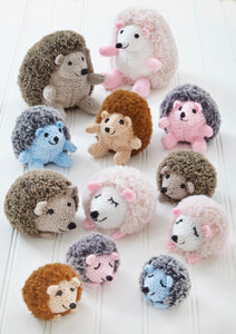 King Cole Knitting Pattern for Velveteen Hedgehog Toys 9209