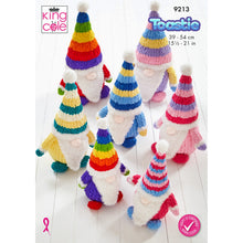 Load image into Gallery viewer, King Cole 9213Knitting Pattern Colourful Gonk Toys