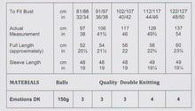 Load image into Gallery viewer, James Brett Double Knit Knitting Pattern Ladies Sweater (JB922)