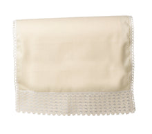 Load image into Gallery viewer, Cotton Arm Caps or Chair Back with Lace Trim (Cream)