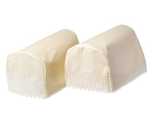 Load image into Gallery viewer, Cotton Arm Caps or Chair Back with Lace Trim (Cream)