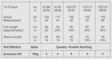 Load image into Gallery viewer, James Brett Double Knit Knitting Pattern Ladies Cardigan (JB923)