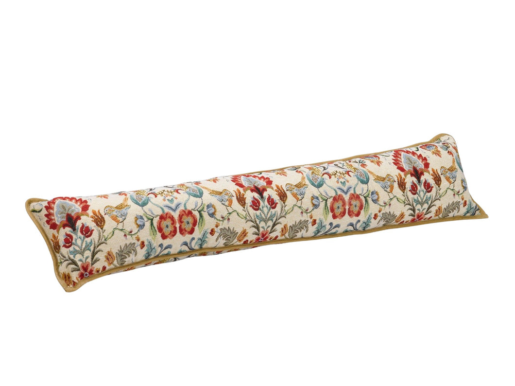 Bird & Flower Pattern Draught Excluder (3 Colours)