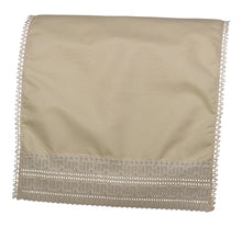 Load image into Gallery viewer, Arm Caps, Chair Back or Settee Back with Wavy Lace Trim (Cream)