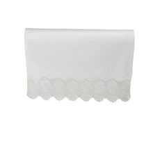 Load image into Gallery viewer, Macrame Arm Caps &amp; Chair Backs Set with Lace Trim (Cream or White)